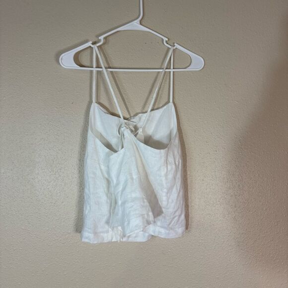 Rails White linen Tank Top L - Picture 5 of 5